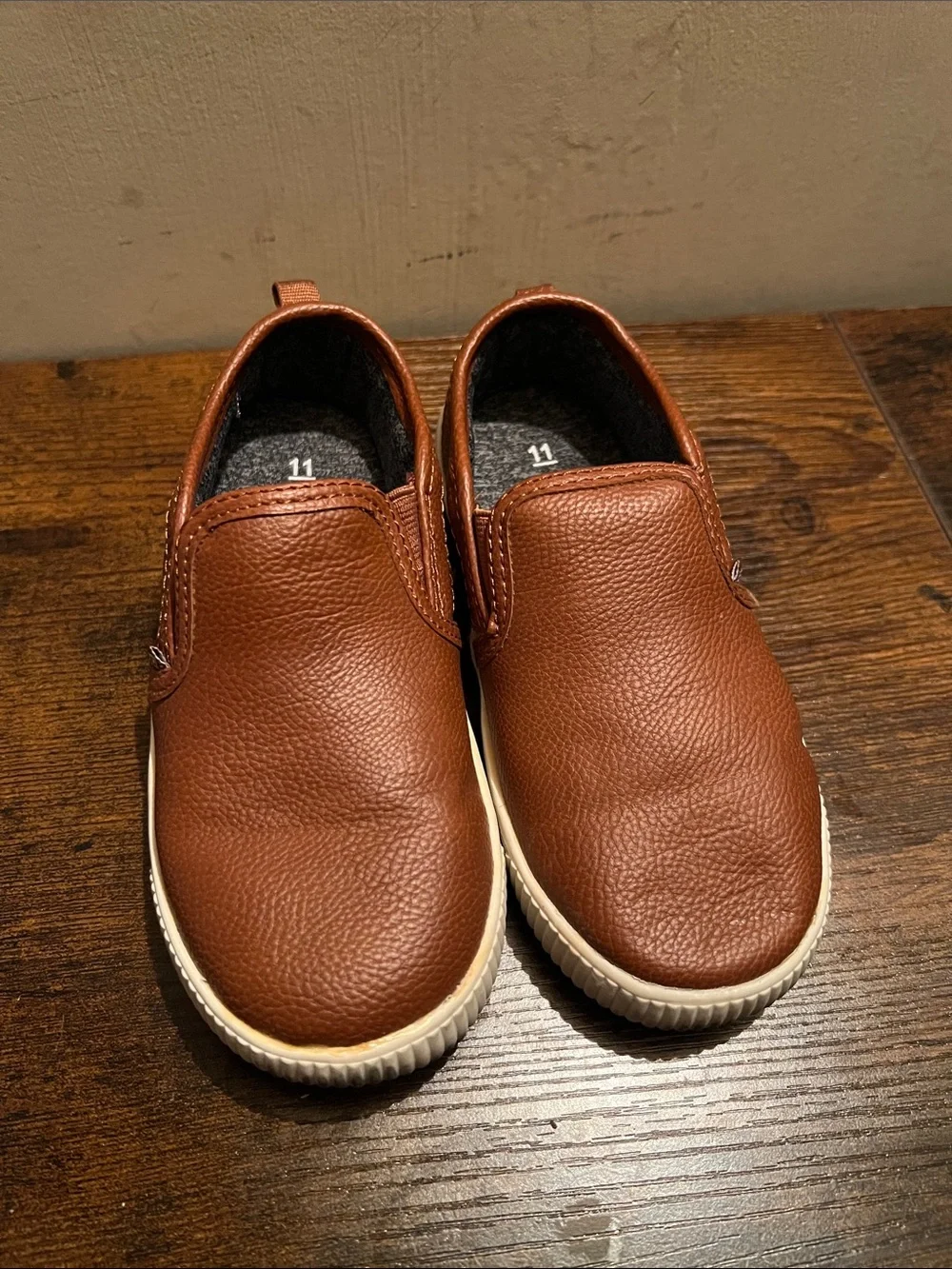 Carter's Brown Slip-On Toddler Sneakers